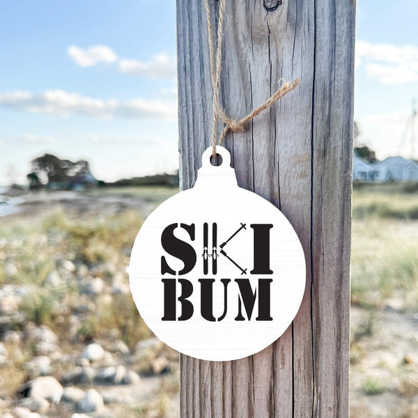 Ski Bum Bulb Ornament