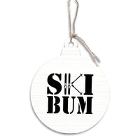 Ski Bum Bulb Ornament