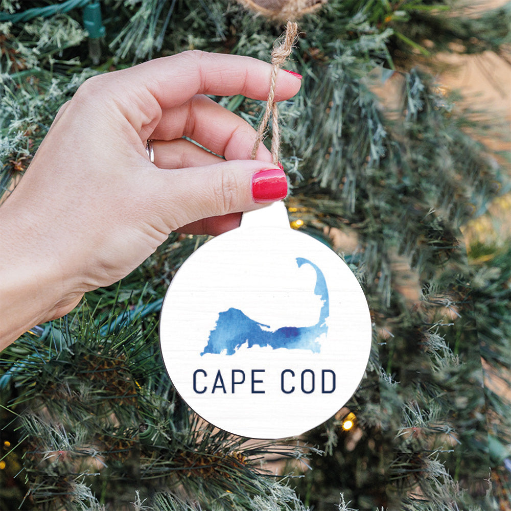 Watercolor Cape Cod Ornament
