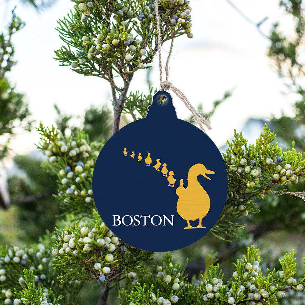 Boston Ducklings Ornament