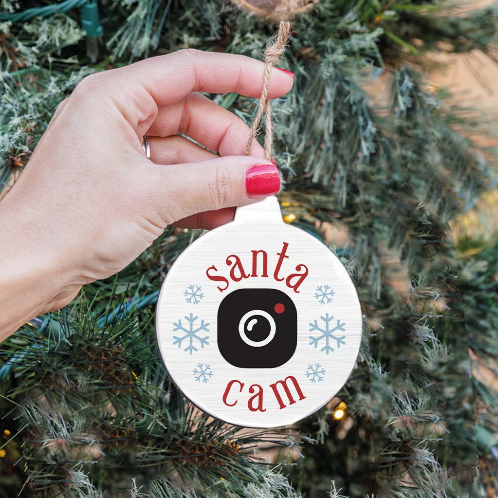 Santa Cam Ornament
