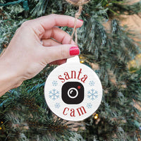 Santa Cam Ornament