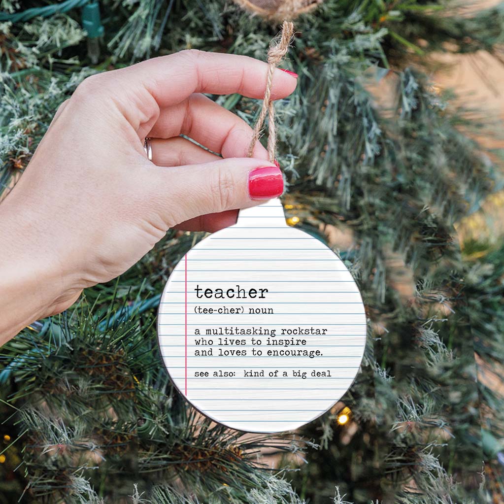Teacher Definition Ornament