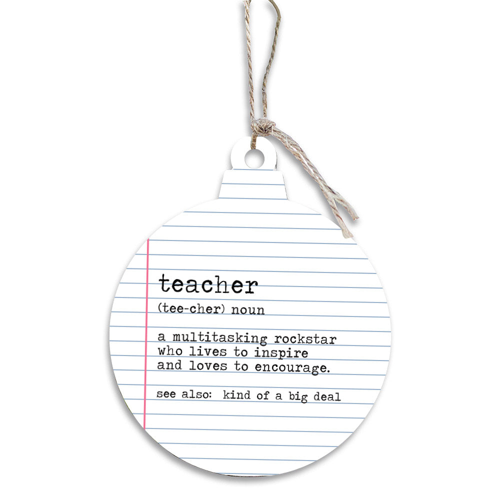 Teacher Definition Ornament