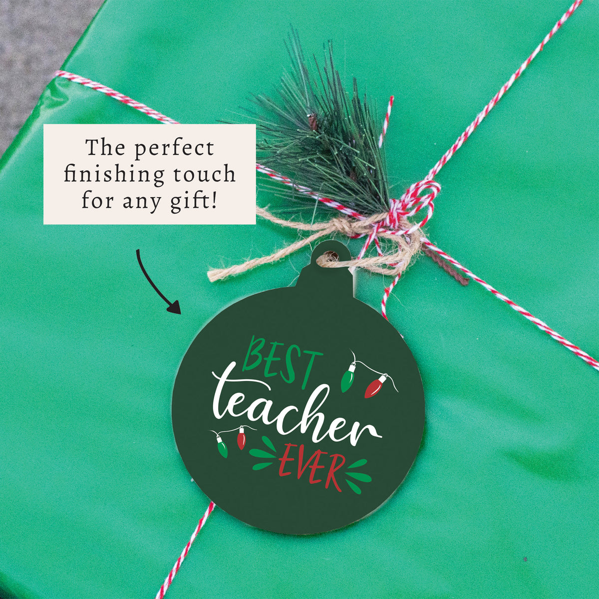 Best Teacher Ever Ornament