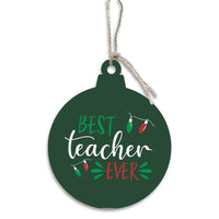 Best Teacher Ever Ornament