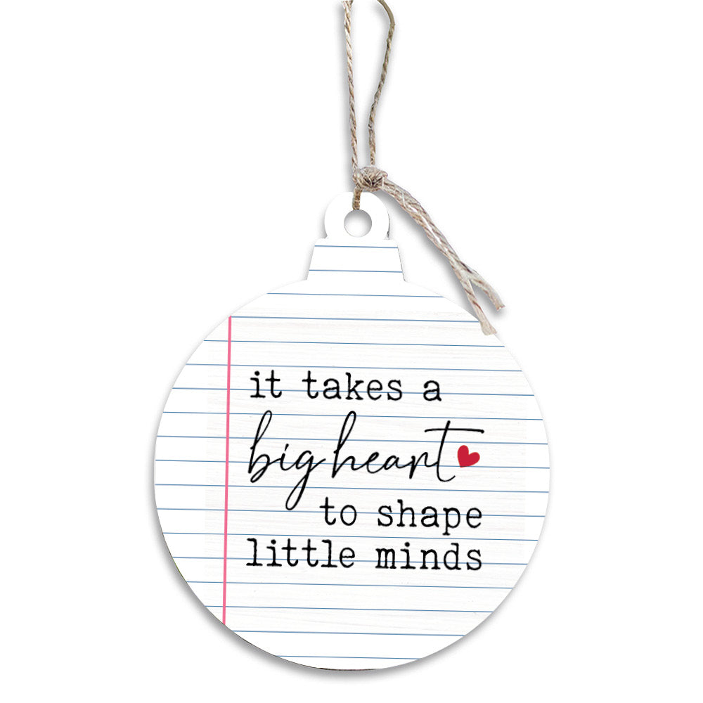 Big Heart Bulb Ornament