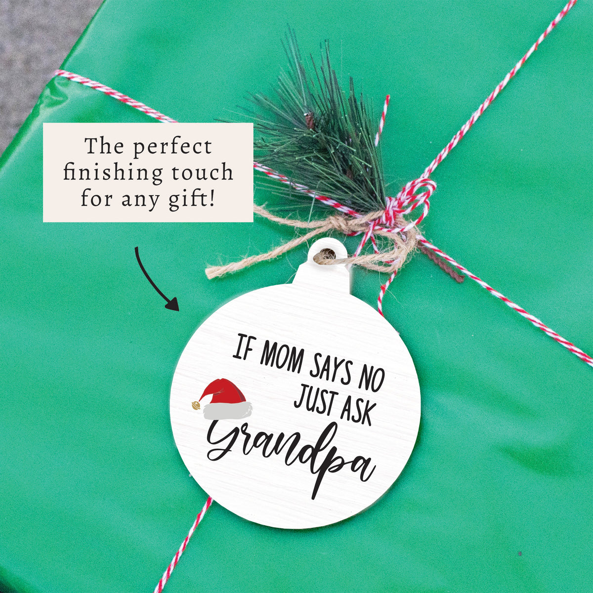 Just Ask Grandpa Ornament