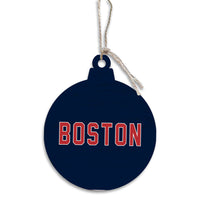 Boston Red and Blue Ornament