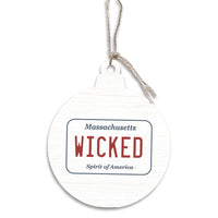 Wicked License Plate Ornament