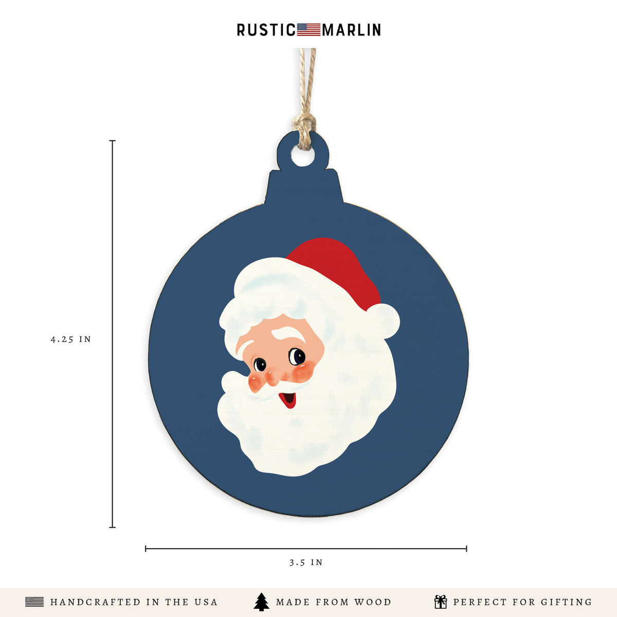 Santa Ornament