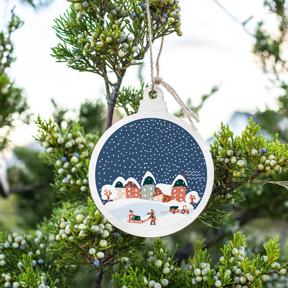Snow Globe Ornament