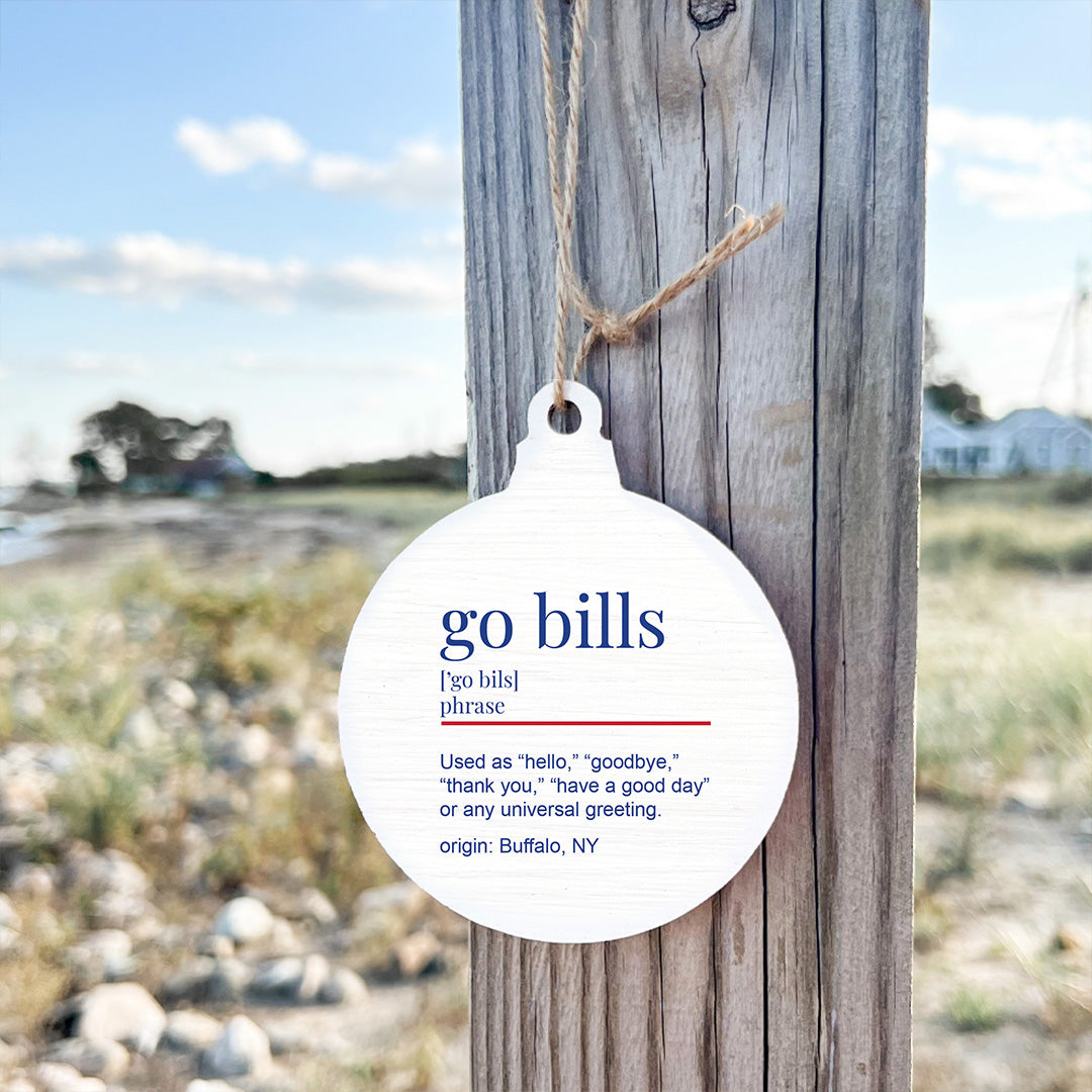 Buffalo Go Bills Definition Ornament