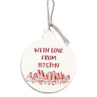 With Love from Boston Ornament