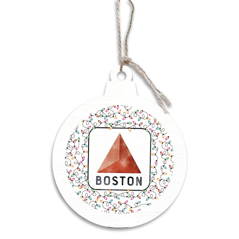 Boston Christmas Citgo Ornament
