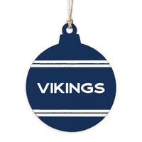 Collegiate Stripe Personalized Ornament