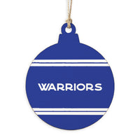 Collegiate Stripe Personalized Ornament