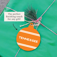 Collegiate Stripe Personalized Ornament