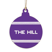 Collegiate Stripe Personalized Ornament