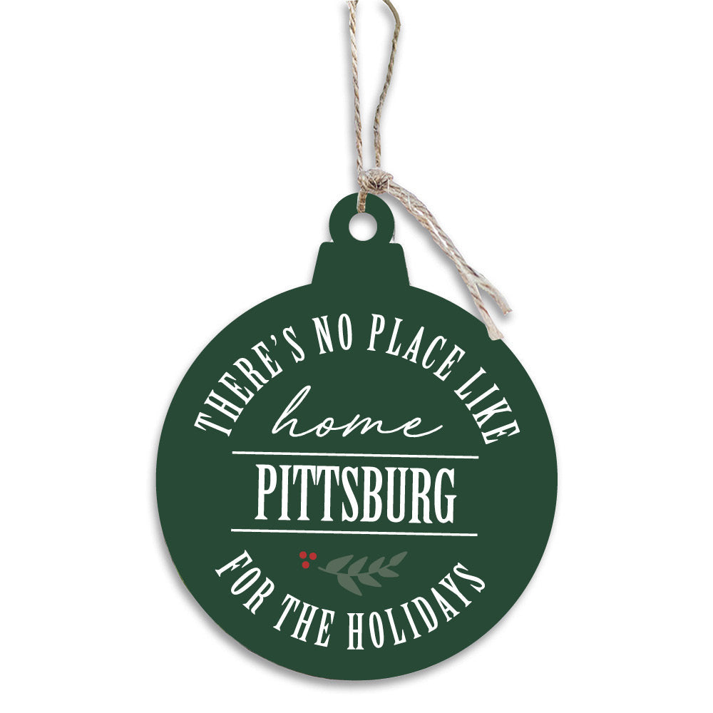 There's No Place Like Home Personalized Bulb Ornament