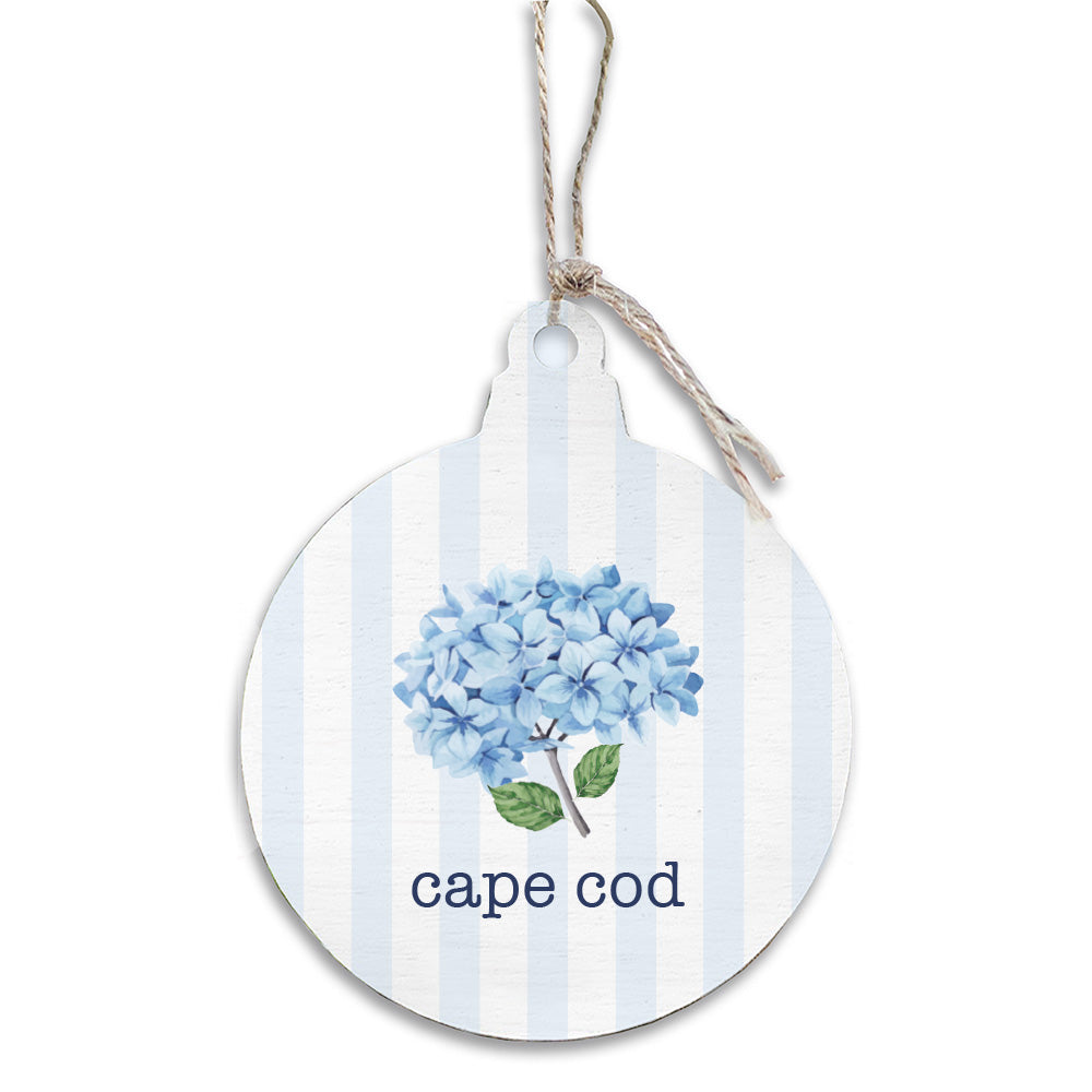 Endless Summer Hydrangea Personalized Ornament