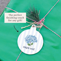 Blooming Hydrangea Personalized Ornament