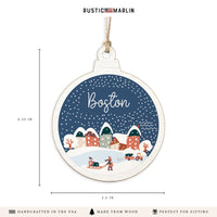 Snow Globe Personalized Ornament