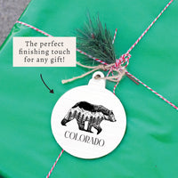 Mountains Bear Personalized Ornament