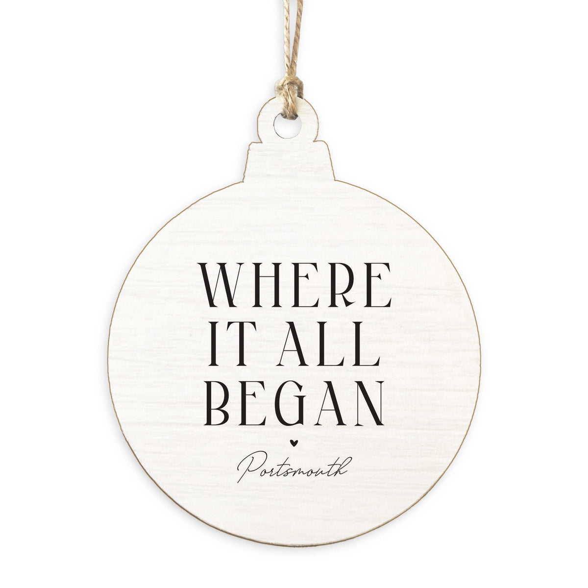 Where it all Began Personalized Ornament