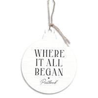 Where it all Began Personalized Ornament