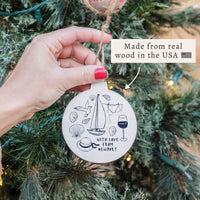 With Love From Personalized Ornament