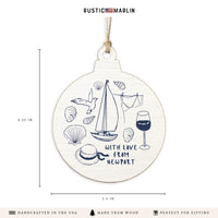 With Love From Personalized Ornament