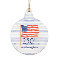 America 250 Flag Personalized Ornament