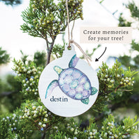 Sea Turtle Personalized Ornament