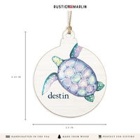 Sea Turtle Personalized Ornament