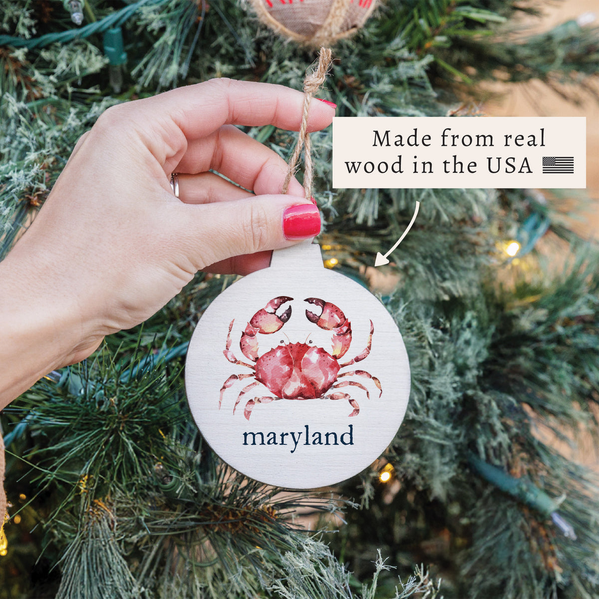 Crab Personalized Ornament
