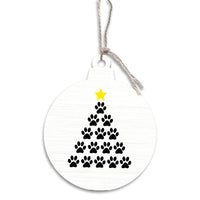 Paw Print Tree Ornament