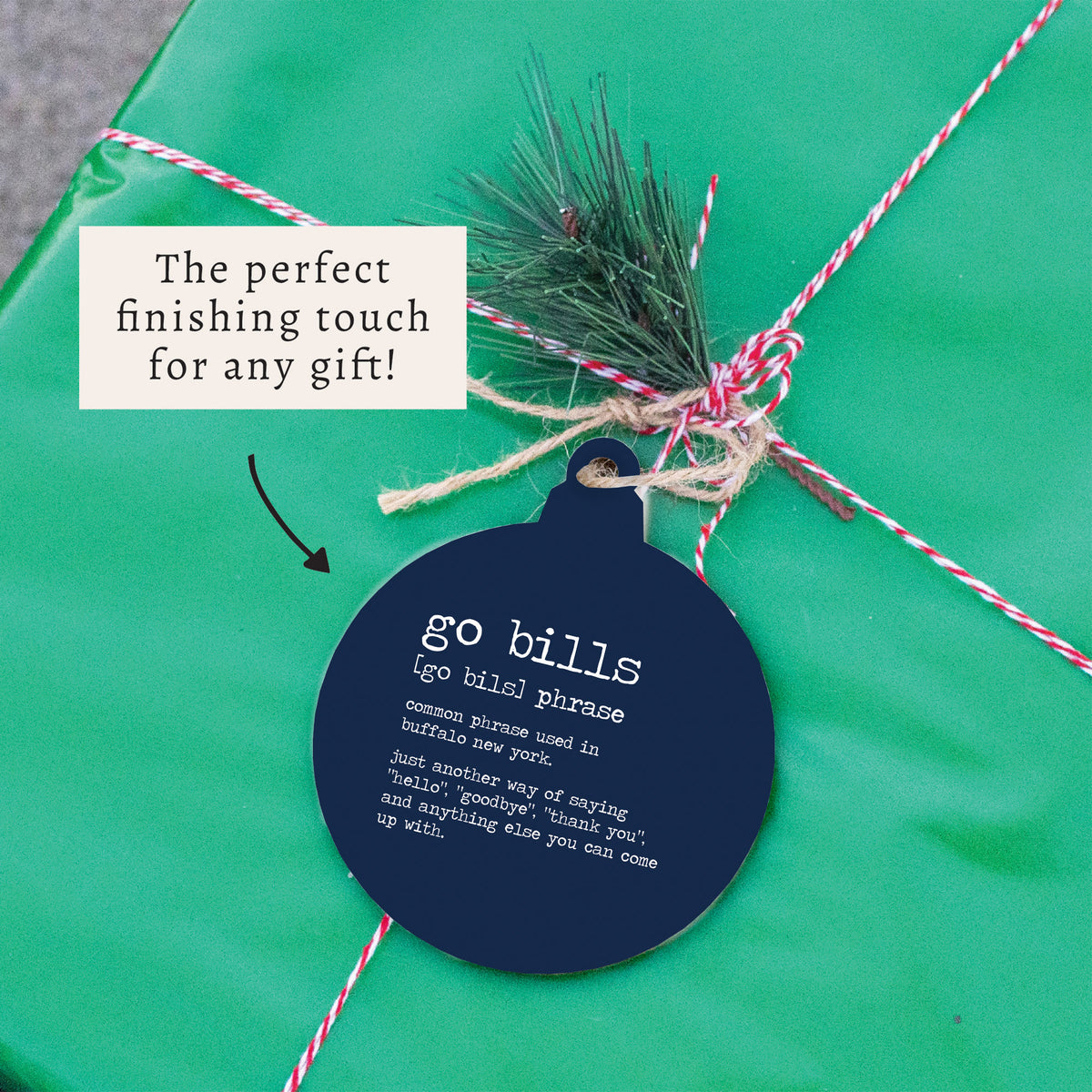 Buffalo Go Bills Definition Ornament