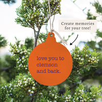 Love You To Clemson Ornament