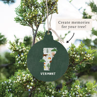 Vermont State Icons Ornament