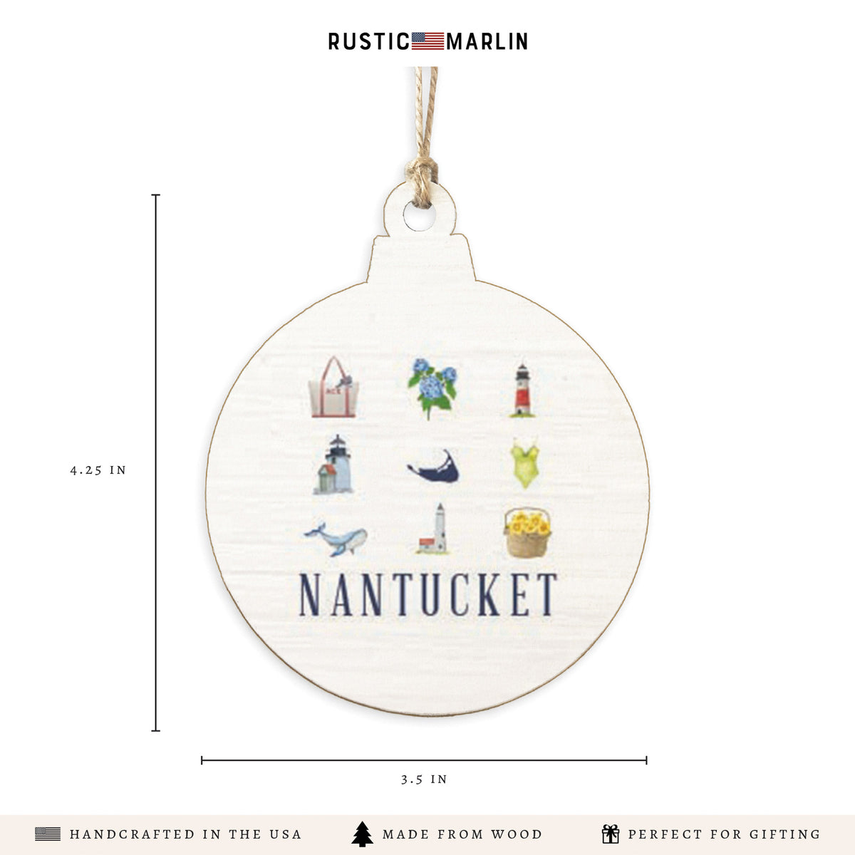 Nantucket Icons Ornament
