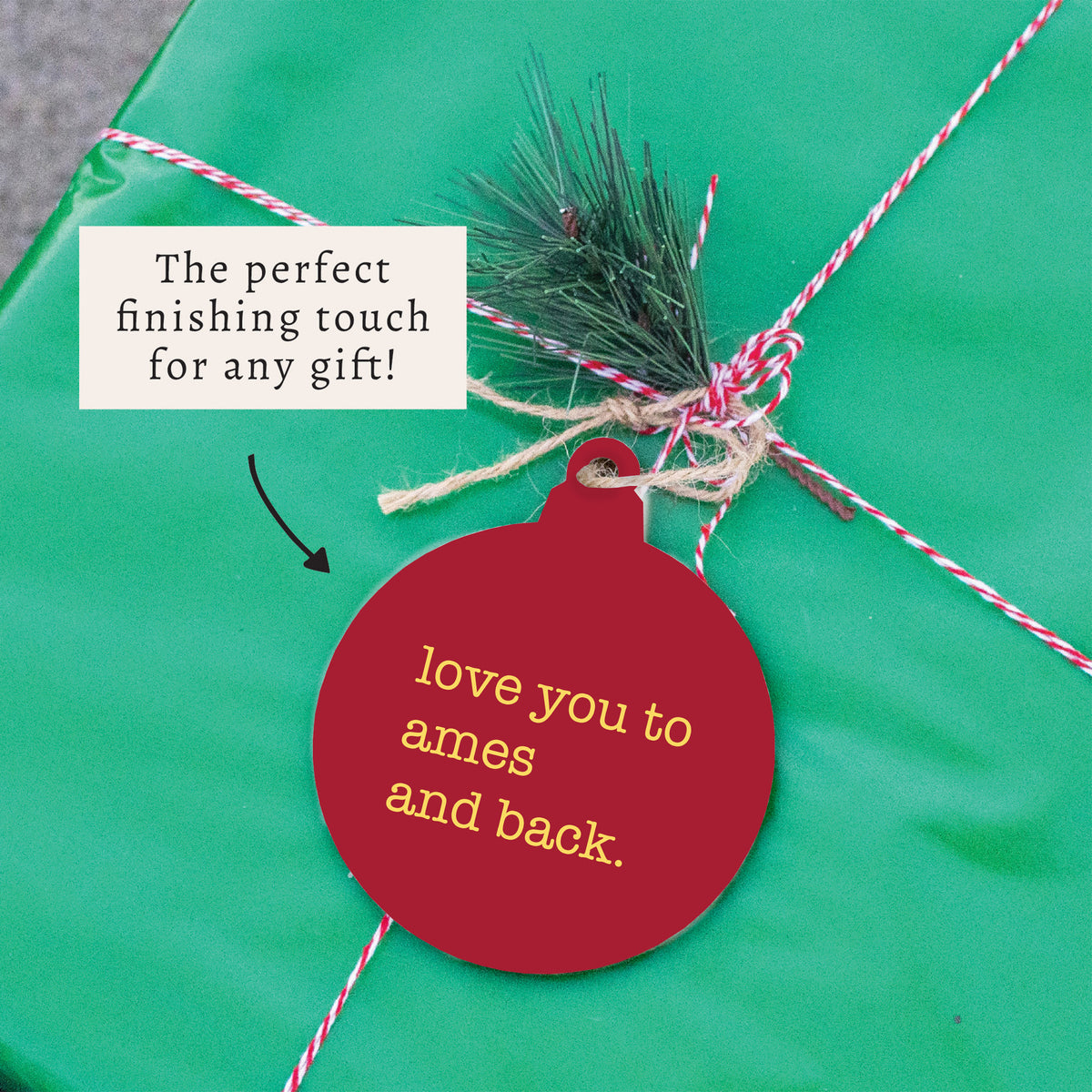 Love You To Ames Ornament