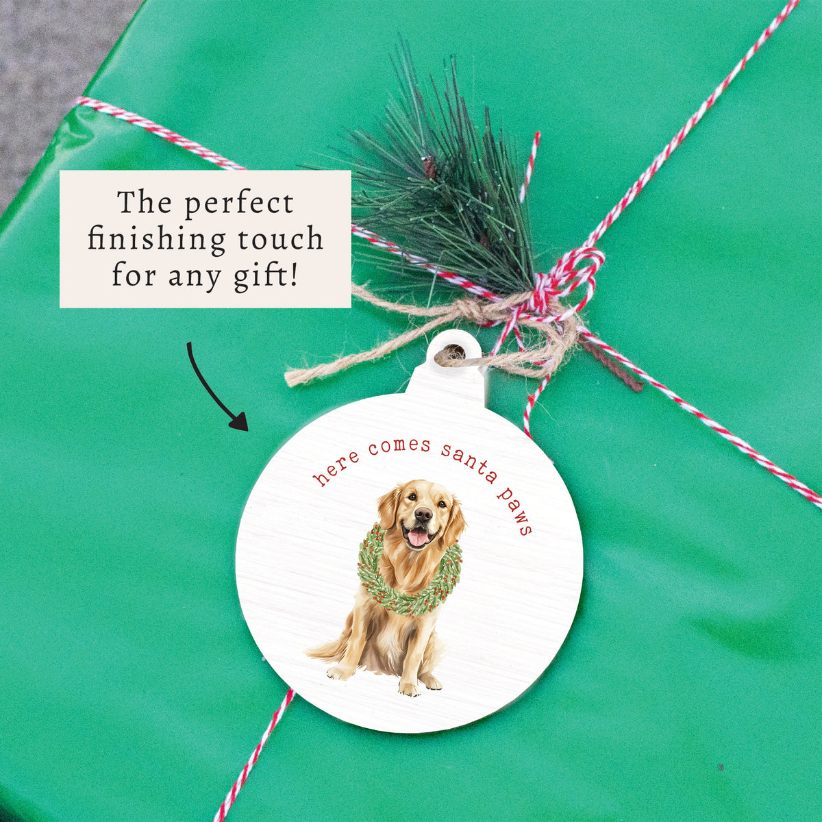 Santa Paws Ornament