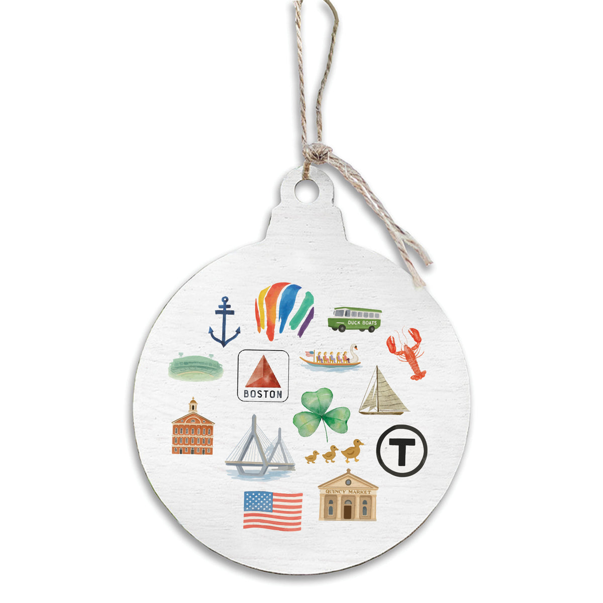 Boston Icons Ornament