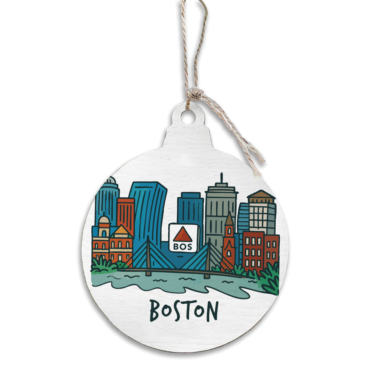 Boston Cityscape Ornament