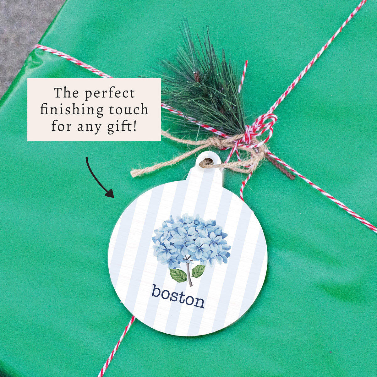 Boston Blooming Hydrangea Ornament