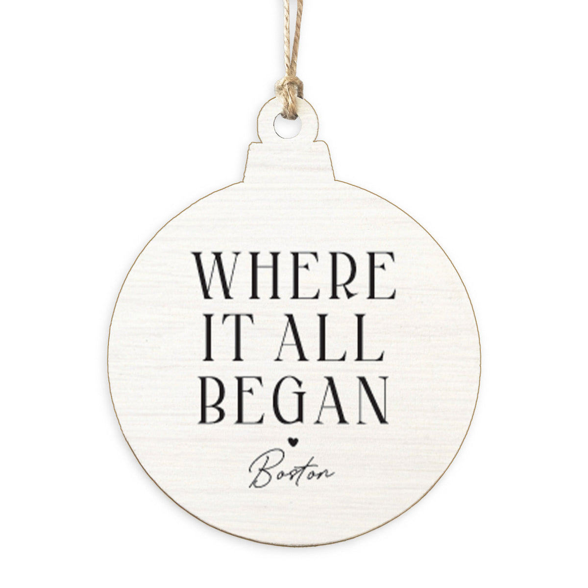 Boston Where It All Began Ornament