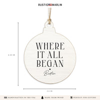 Boston Where It All Began Ornament