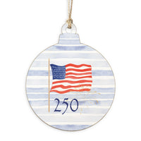 America 250 Flag Ornament