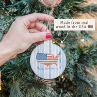 USA Happy 250th America Ornament
